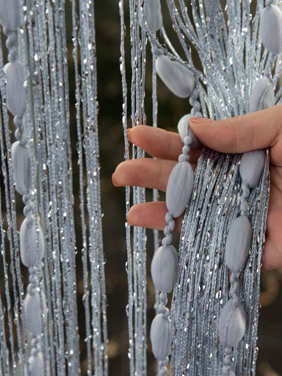 1pc Minimalist Beaded String Curtain, Suitable For Living Room, Bedroom, Kitchen, Room Divider